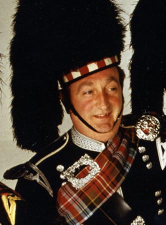 Pipe Major Iain McLeod