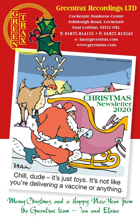 Christmas 2020 Newsletter cover