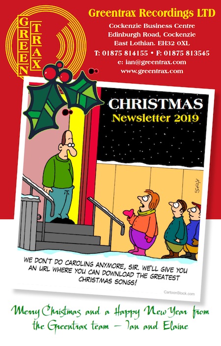Christmas 2019 Newsletter cover